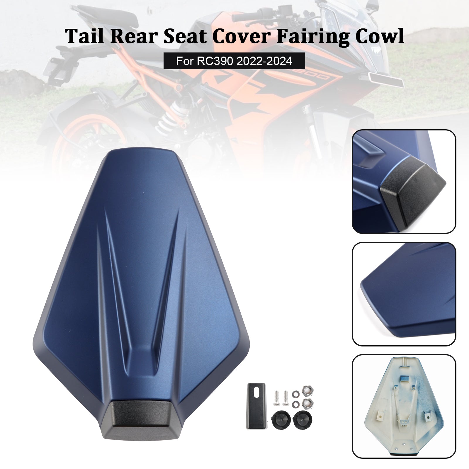 22-24 KTM RC390 Tail Rear Seat Cover Fairing Cowl