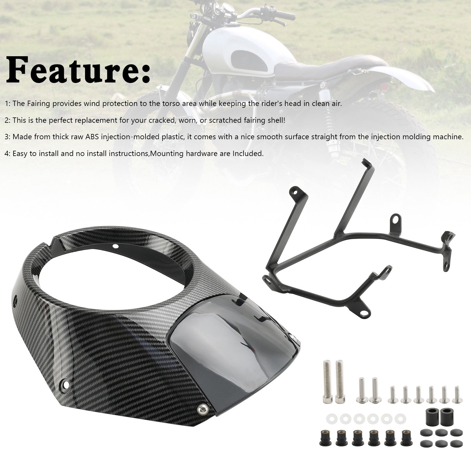 Headlight Windshield Fairing Windscreen For Honda CL300 2023