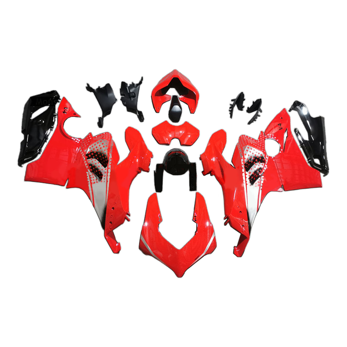 Amotopart Ducati Panigale 20-21 V4/V4S & 21-22 V4SP & 19-22 V4R Red Style1 Fairing Kit
