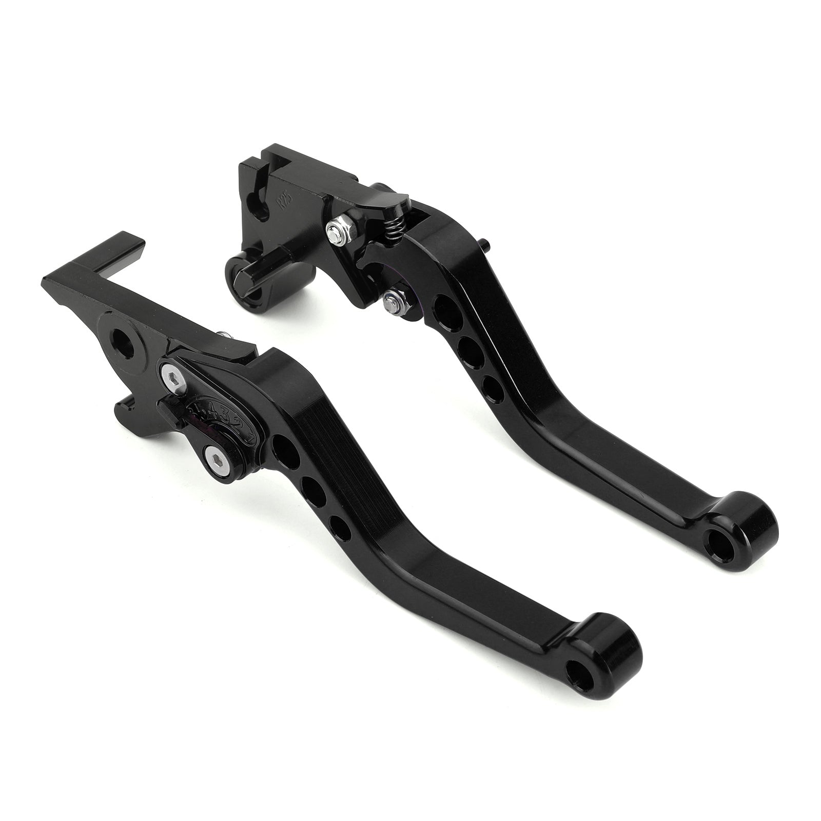 ヤマハ 15-17 YZF R3 MT 03 25 & 14-17 YZF R25 ブレーキ クラッチ レバー シルバー