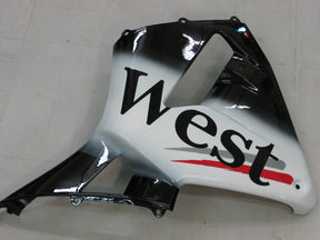 Kit carena Amotopart 2005-2006 Honda CBR600RR Style1 in bianco e nero