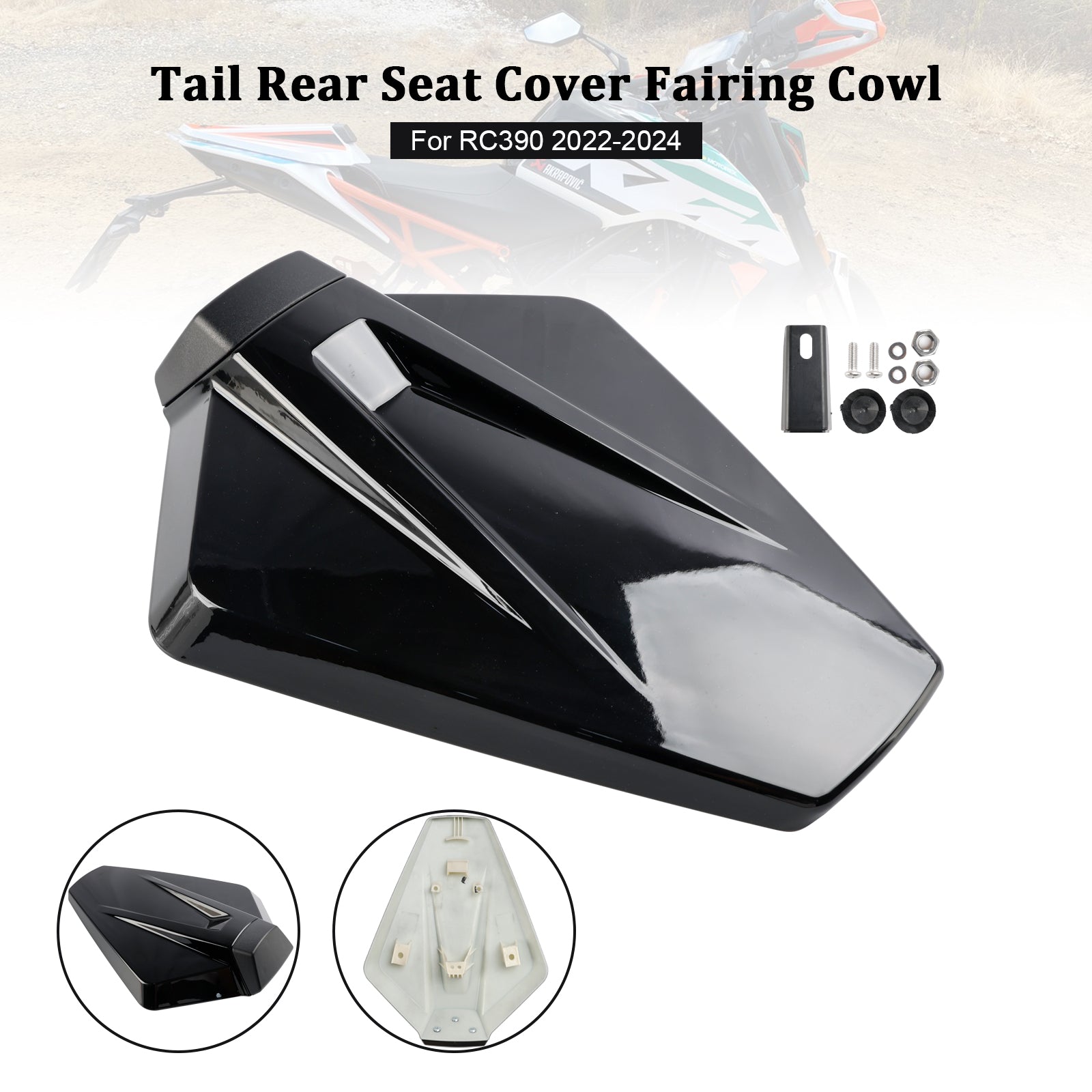 22-24 KTM RC390 Tail Rear Seat Cover Fairing Cowl