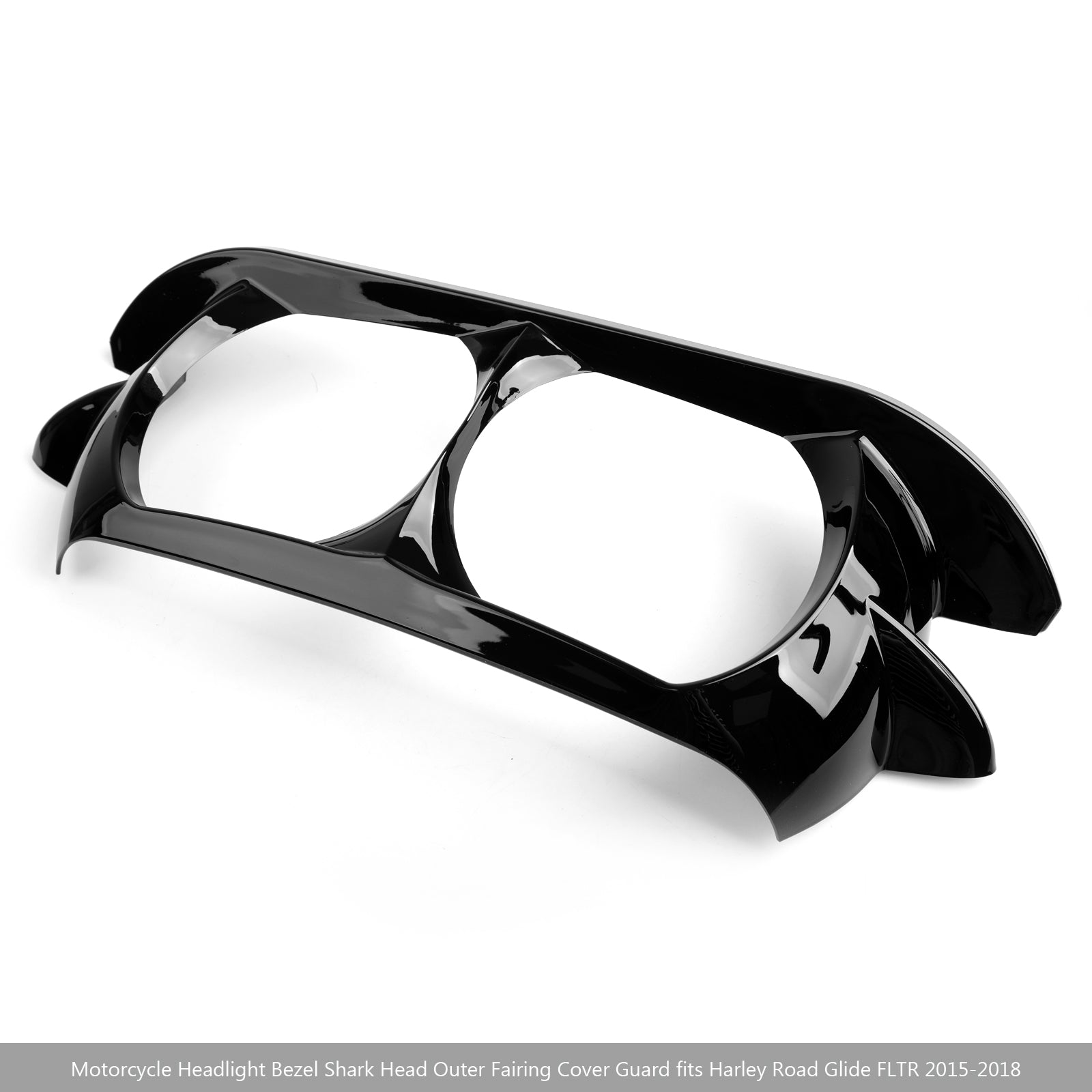 15-22 Road Glide FLTR Motorcycle Headlight Bezel Cover Frame Black