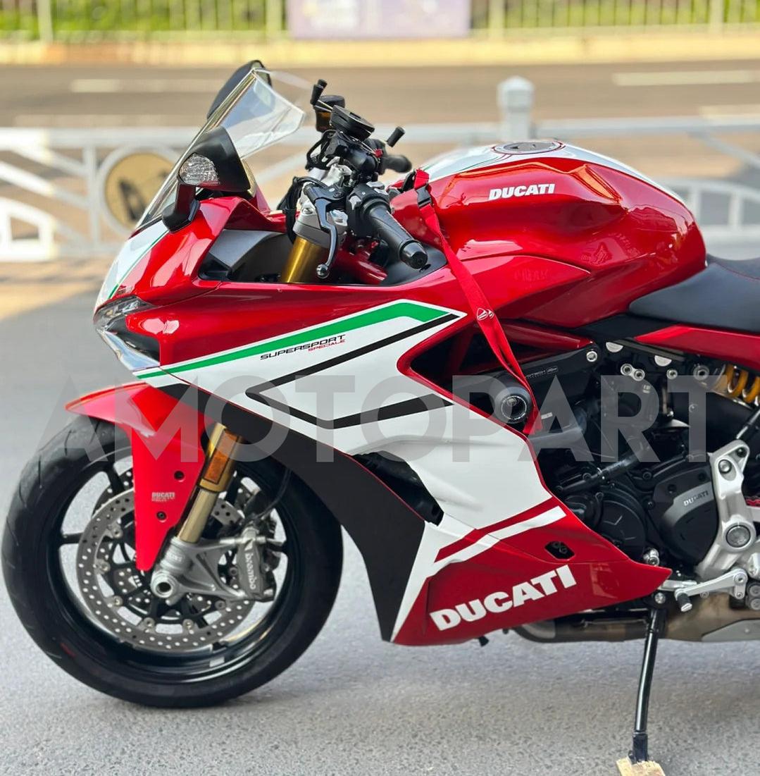 Amotopart 2017-2022 Kit carena Ducati Supersport 939 / 939S Bianco Rosso