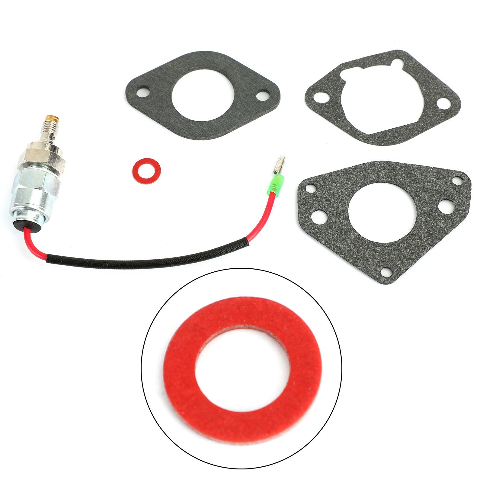 Areyourshop Motori Kit Riparazione Elettrovalvola di Intercettazione del Carburante per Kohler 24 757 22-S