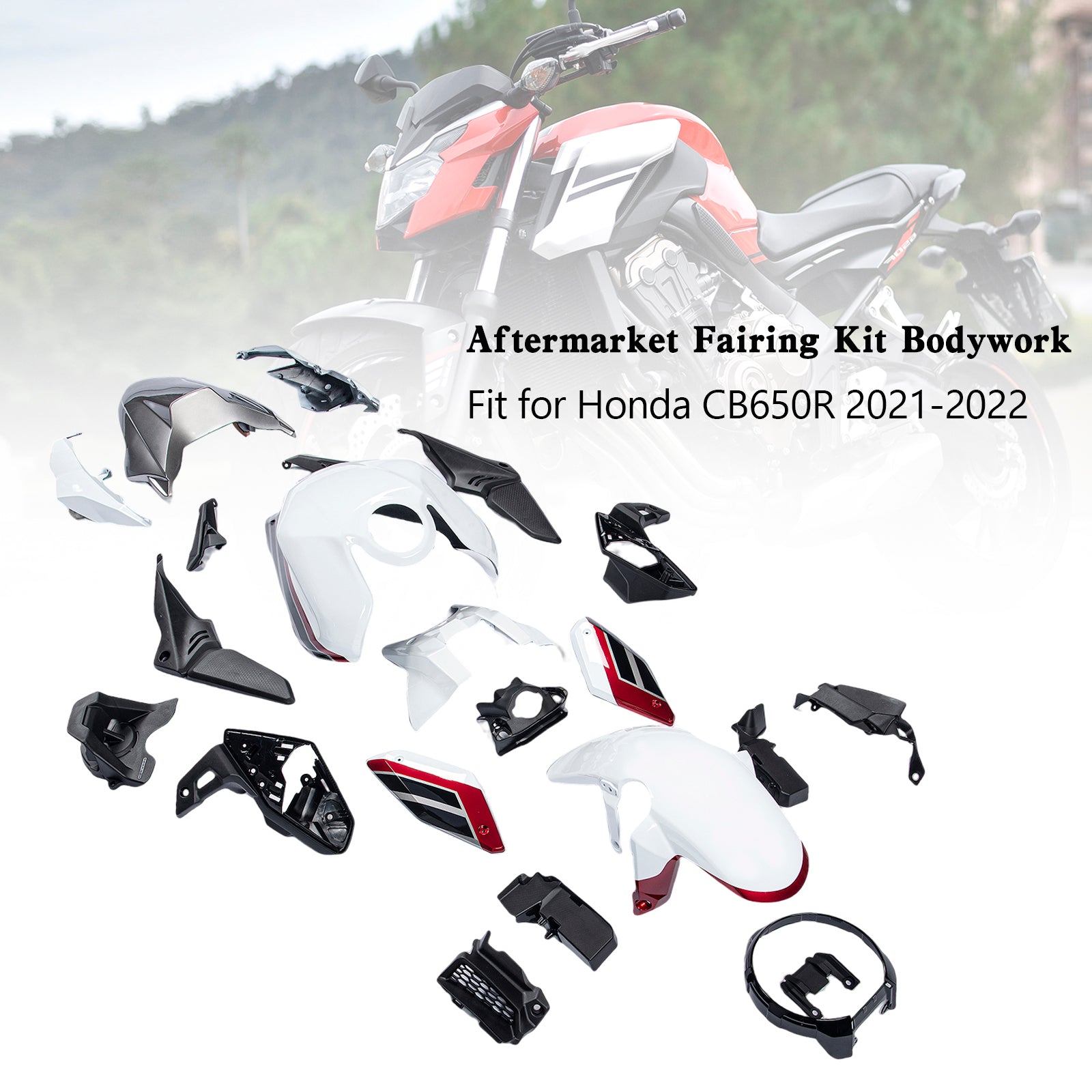 Amotopart (21-23) Honda CB650R Fairing Kit Colletion2