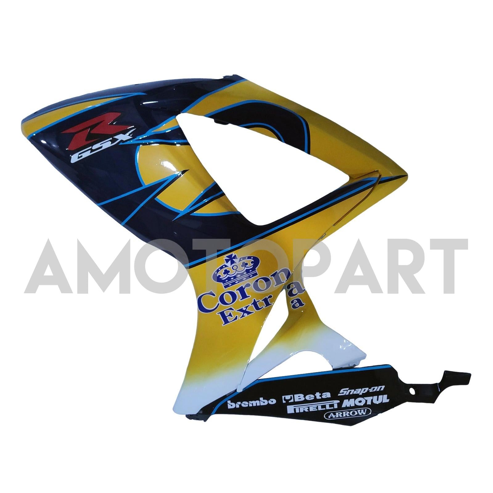 Amotopart 2006-2007 Suzuki GSXR 600/750  Yellow Black Fairing Kit