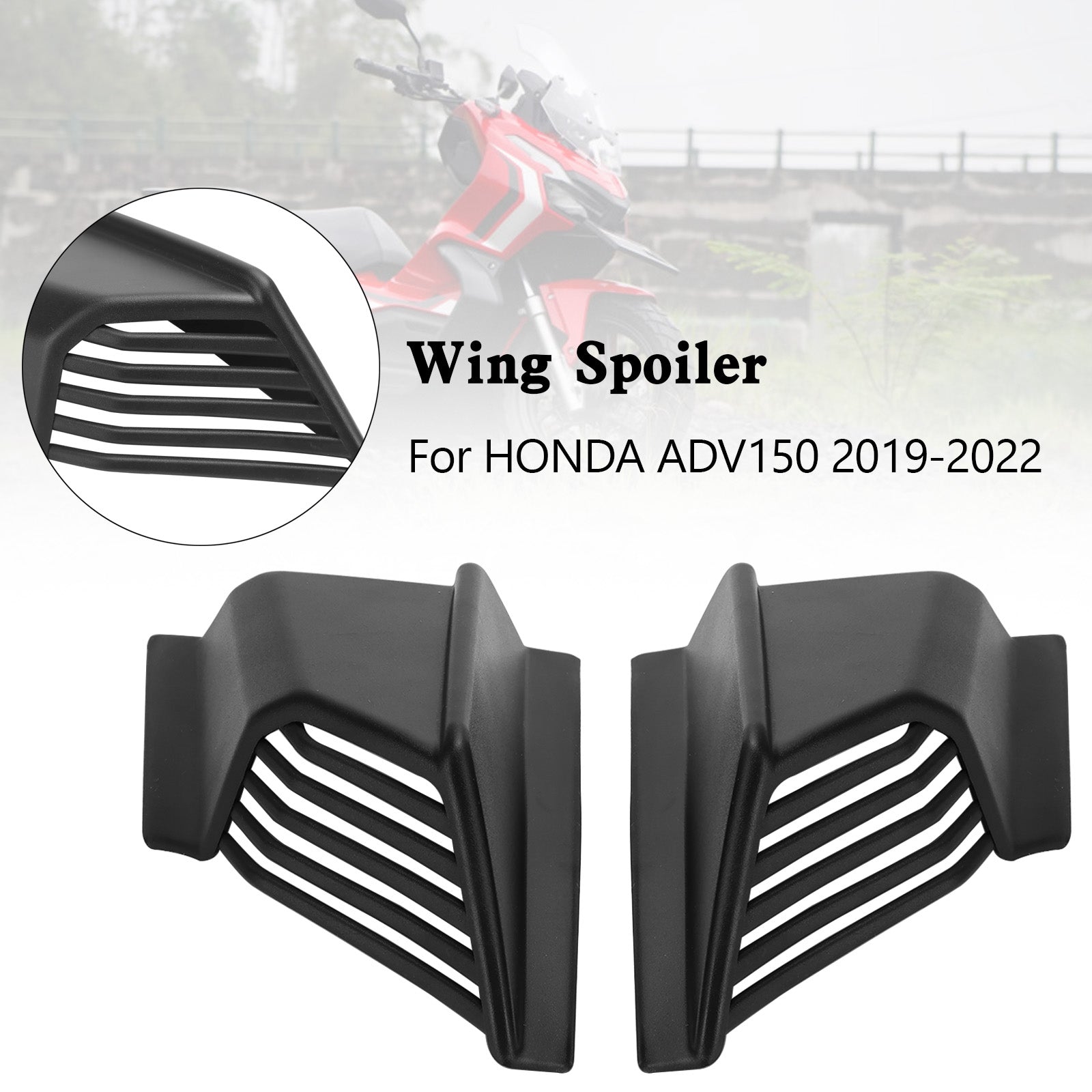 Becquet d'aile d'air de déflecteur latéral d'aile de corps pour HONDA ADV-150 2019-2022