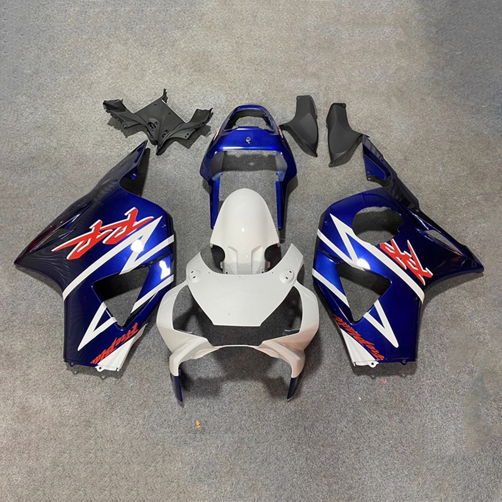 Amotopart 2002-2003 Honda CBR954 vit/blå kåpa