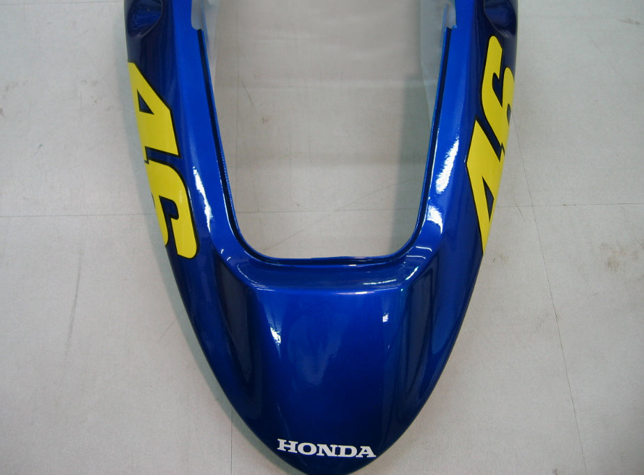 Amotopart 2004-2007 Honda CBR600 F4i Bleu et jaune avec logo Style3 Kit de carénage