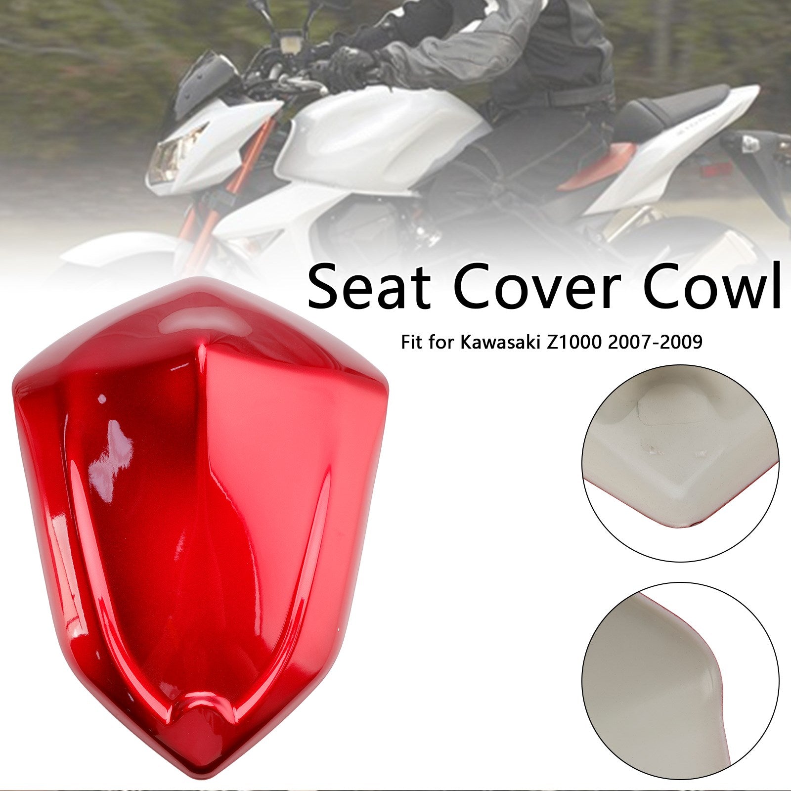 Cubierta de carenado para asiento trasero Kawasaki Z1000 07-09