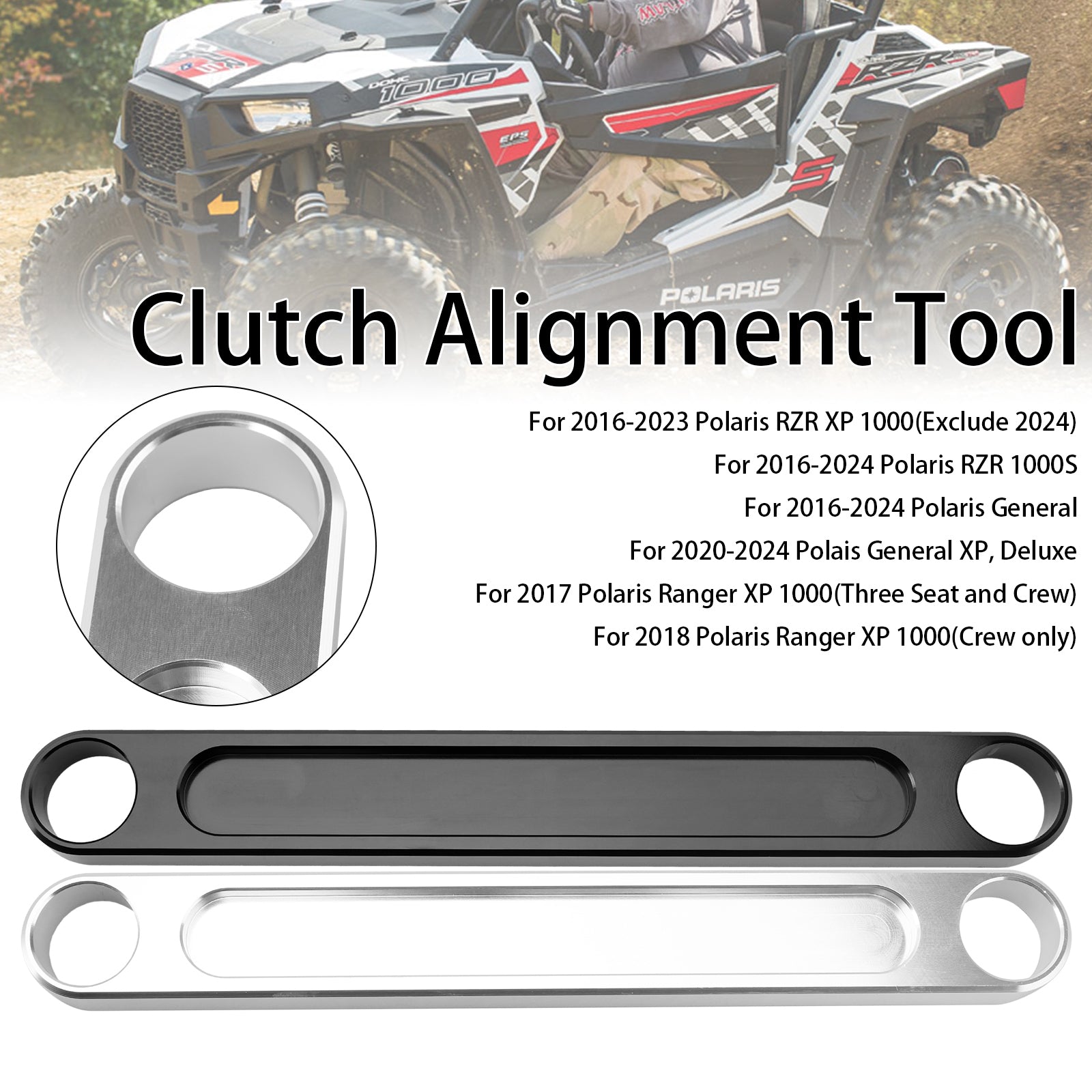 2016+ Polaris RZR General Ranger Transmission Shaft Clutch Alignment Tool