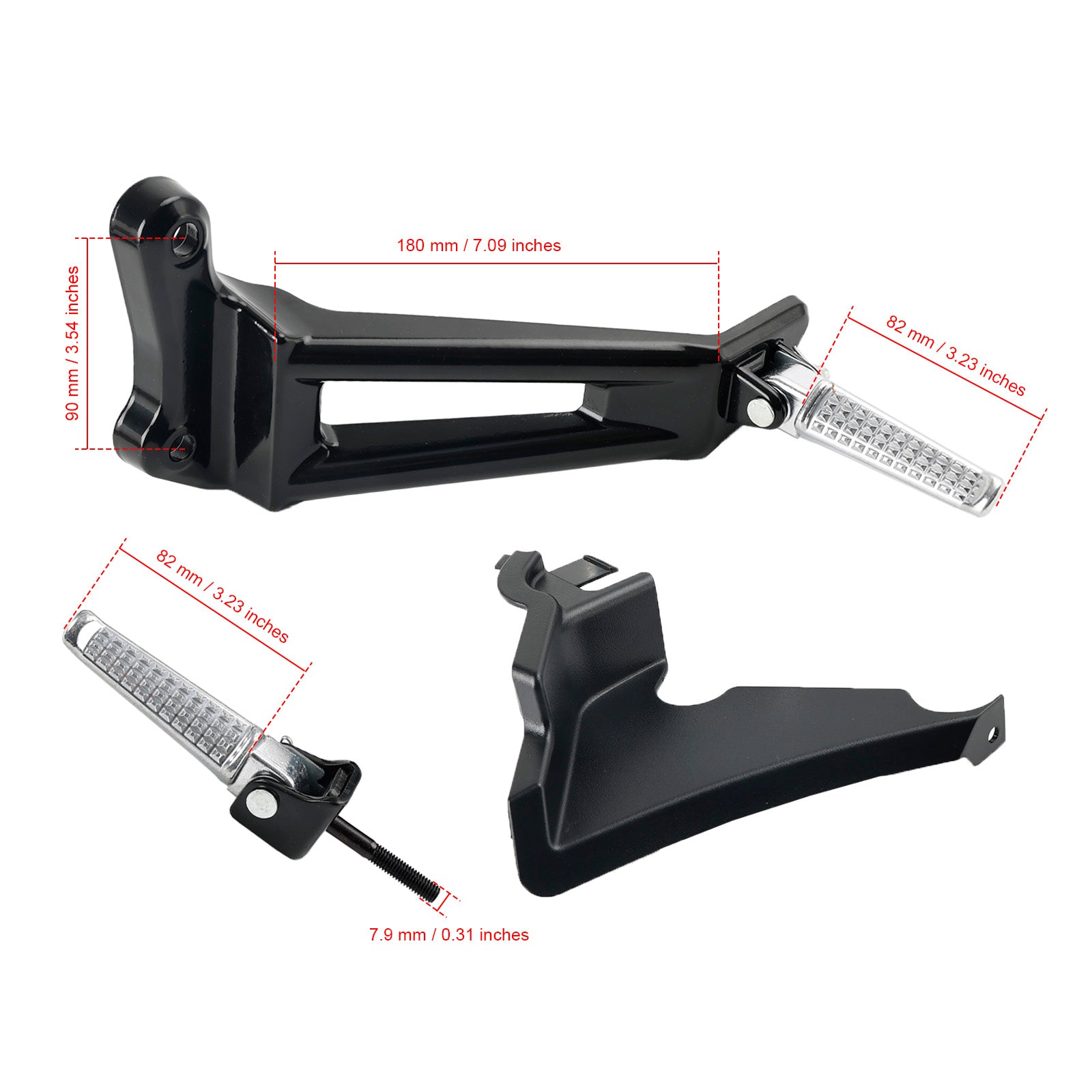 Rear Footrests Foot Peg fit for Honda Rebel 1100 CMX1100 2021-2023