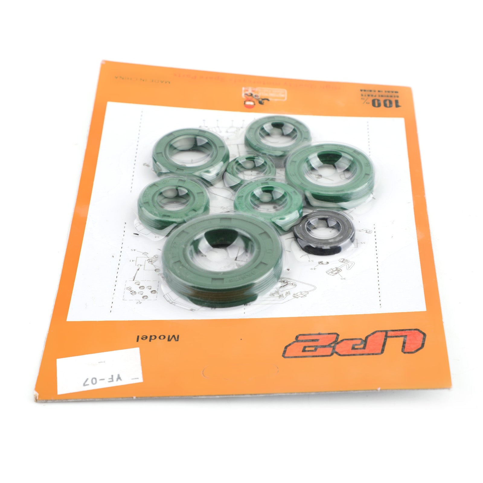 8pcs Honda 86-02 CR80R Experte 03-07 CR85R Expert Motoröl Seal Seal Kit