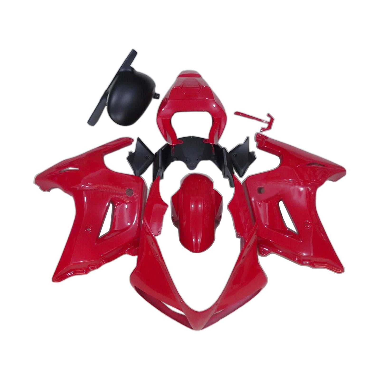 Amotopart 2003-2013 SV650 Suzuki Kit de carénage rouge