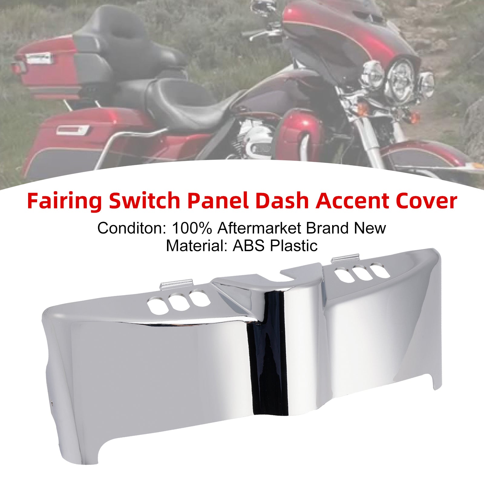 2014-2024 Touring Electra Street Fairing Switch Panel Dash Accent Cover