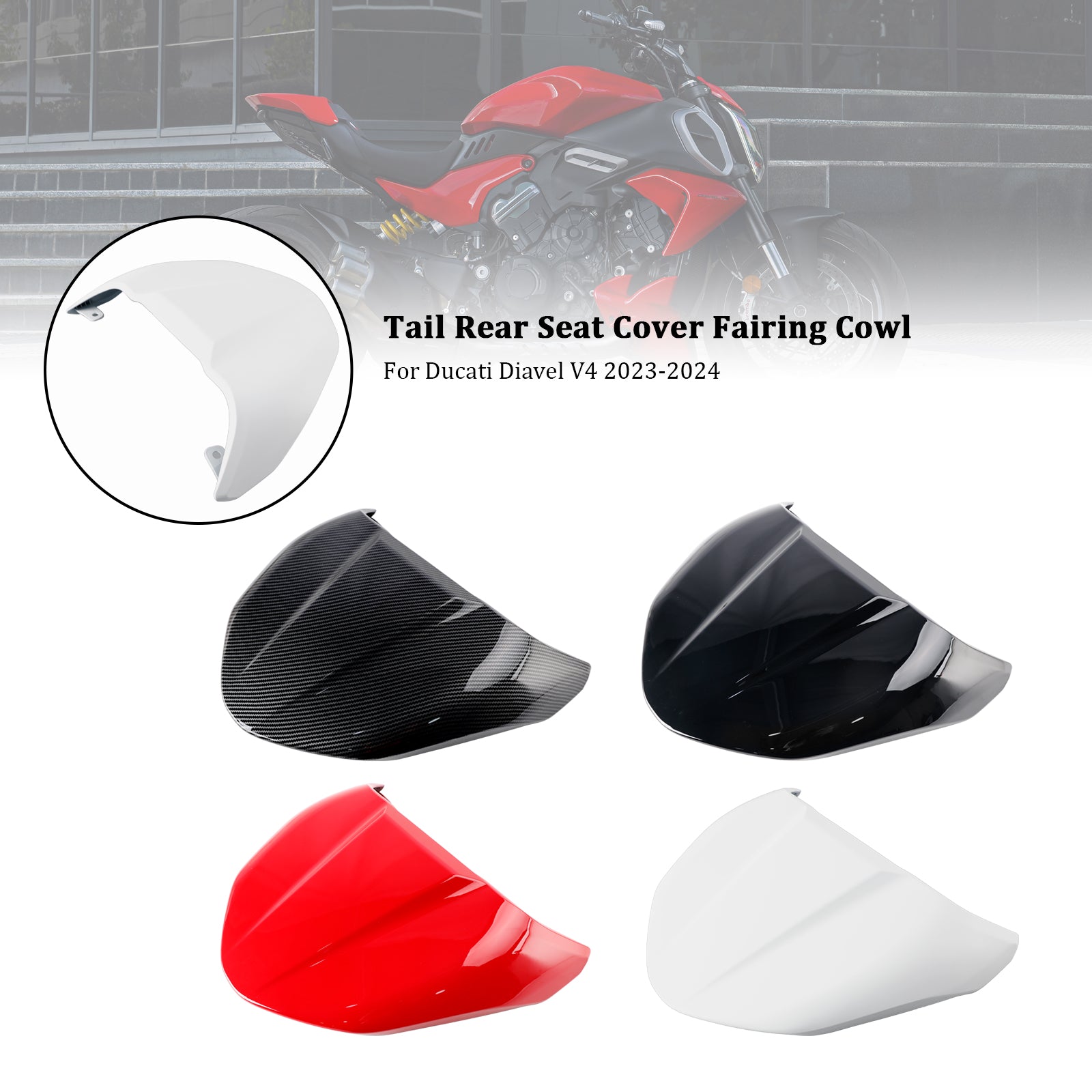 2023-2024 Ducati Diavel V4 Tail Rear Seat Cover Fairing Cowl