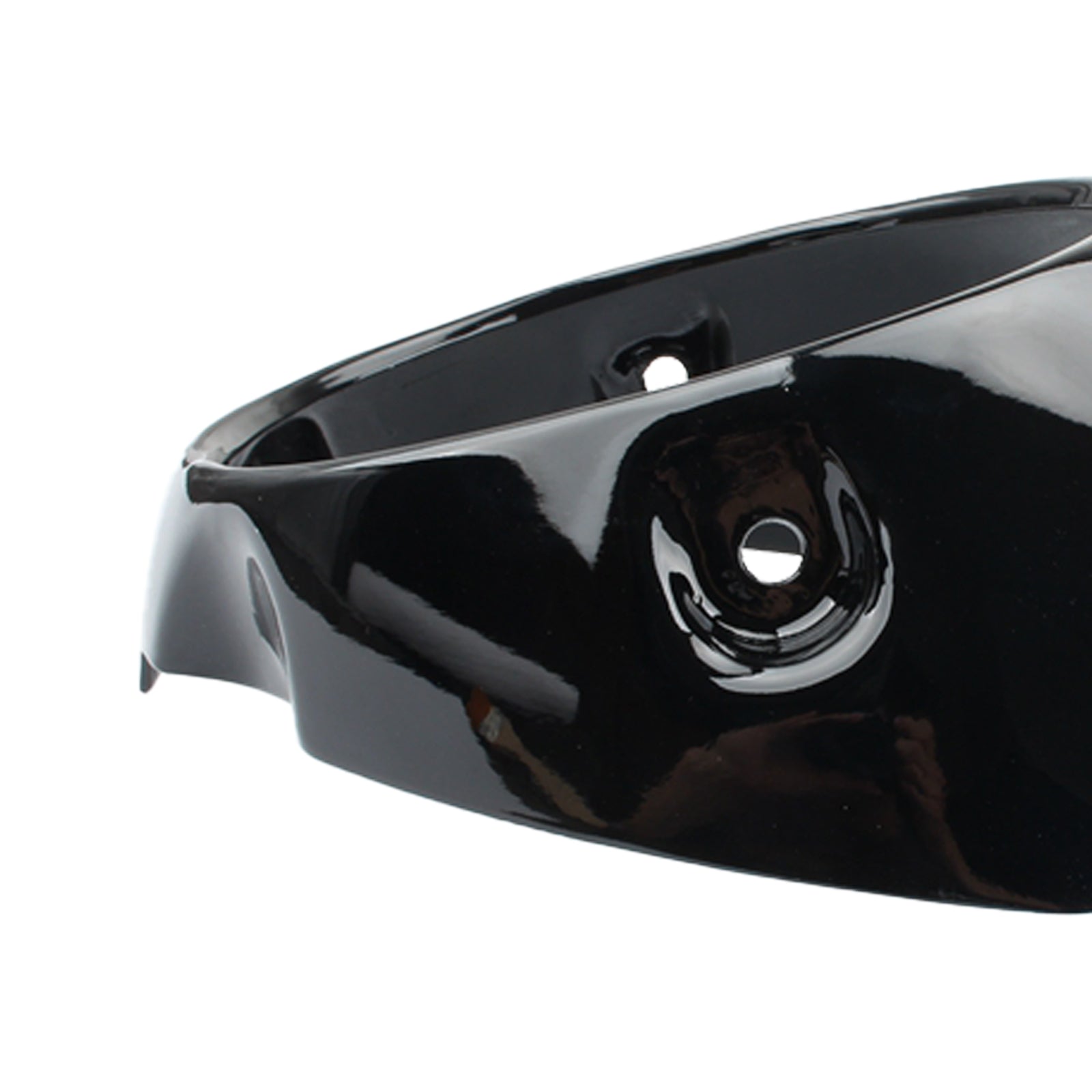 CB150 Bonneville T100 Monster Scheinwerferverkleidung Windschutzscheibenabdeckung glänzend schwarz