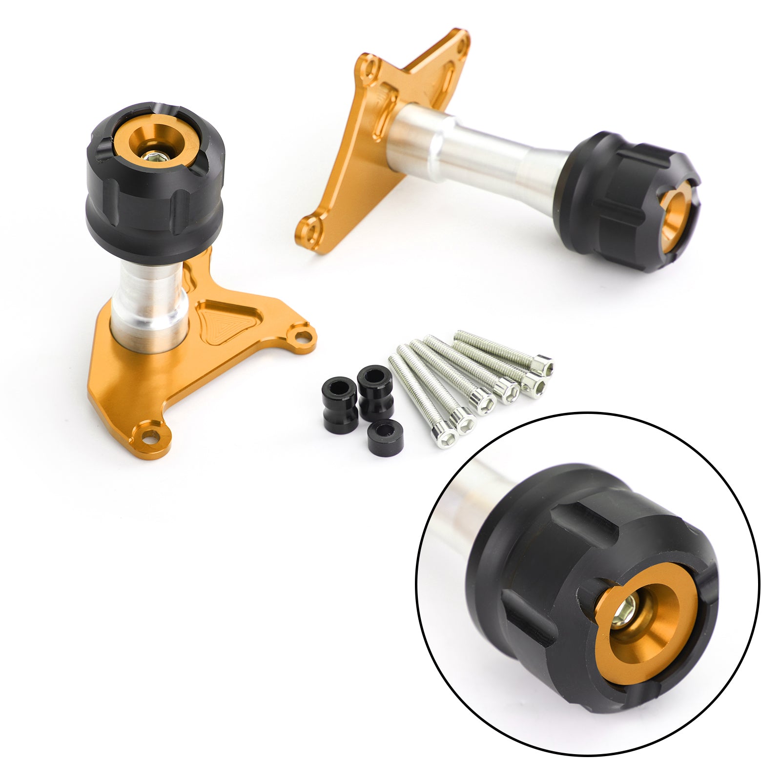 2013-2020 Honda MSX125 SF Grom CNC Motorradrahmen Slider Anti Crash Gold