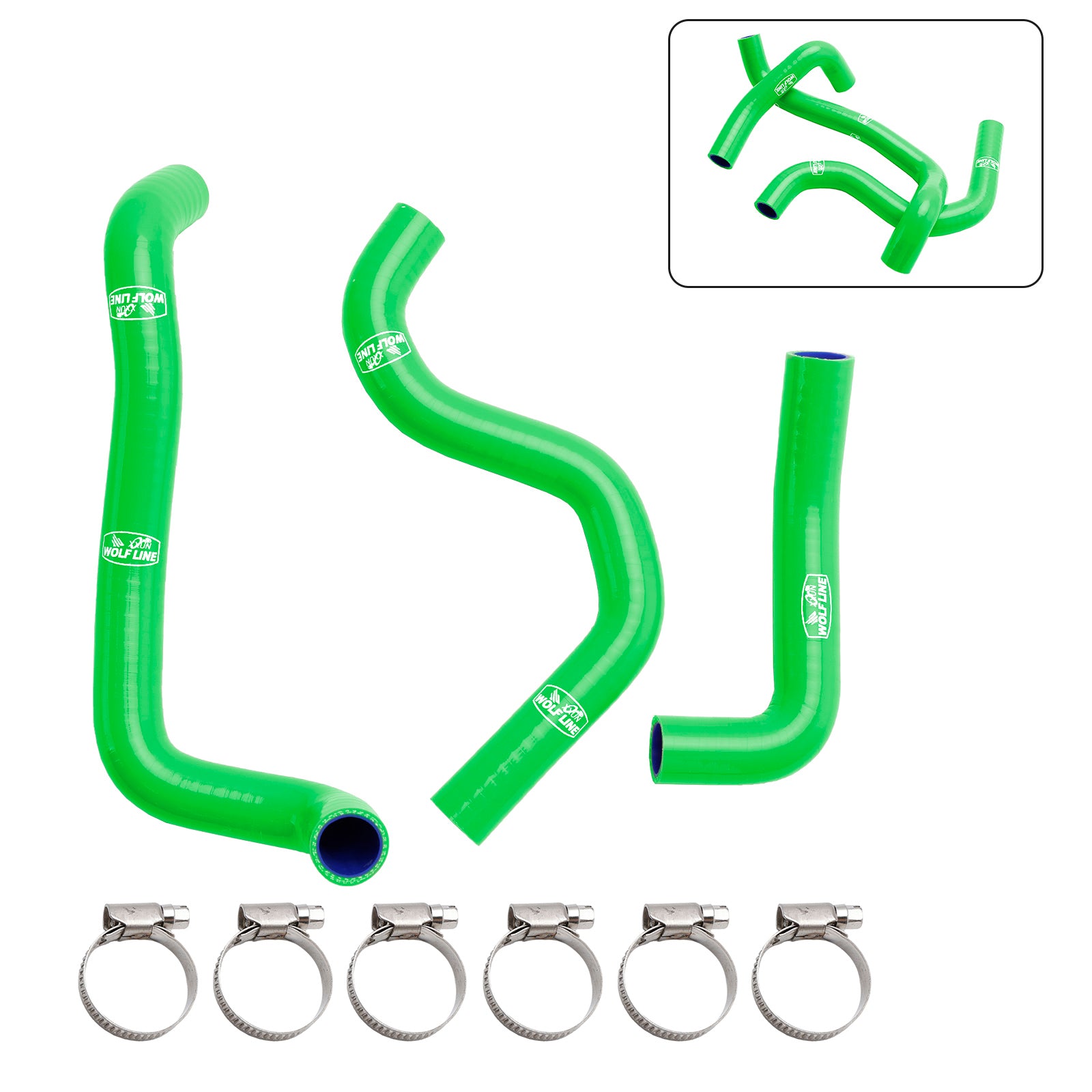 20-22 Street Triple 765 R RS Silicone Radiator Coolant Hose Kit