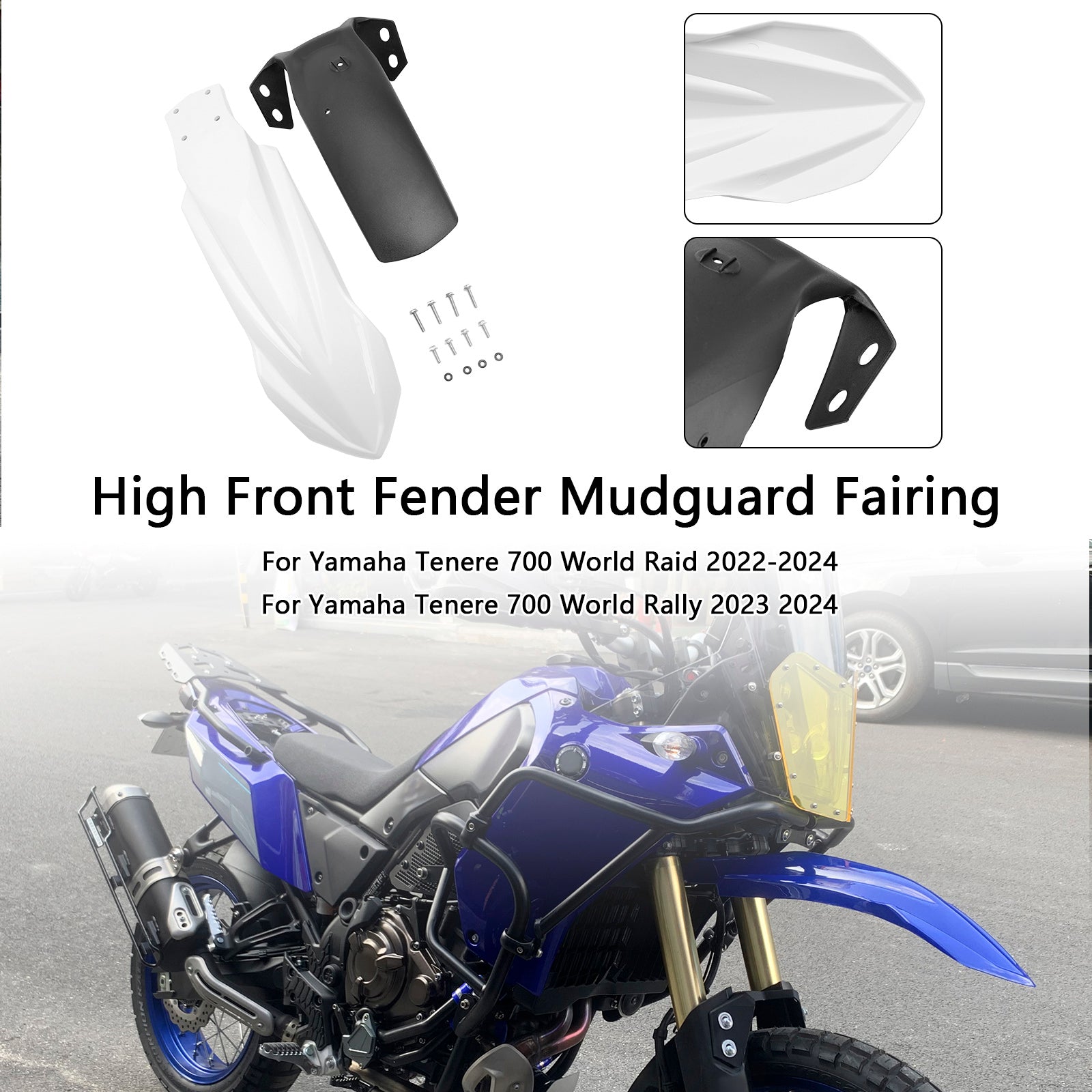 2019-2024 Yamaha Tenere 700 High Front Fender Mudguard Fairing