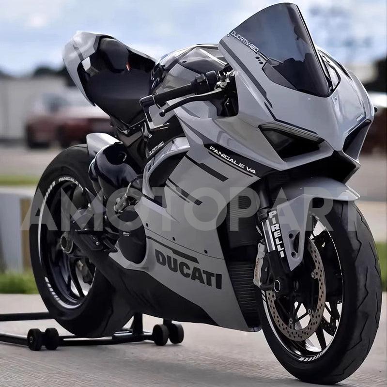 Amotopart Ducati 2018-2019 Panigale V4 V4S Light Gray Fairing Kit