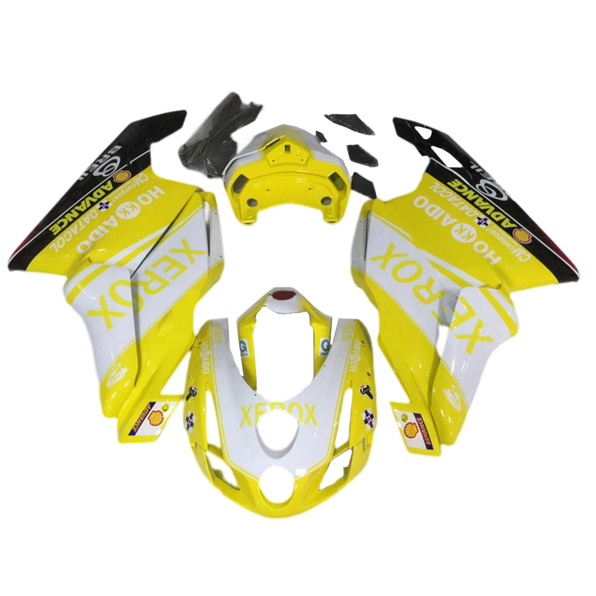 Amotopart 2003 2004 Ducati 999 749 Yellow Style1 Fairing Kit