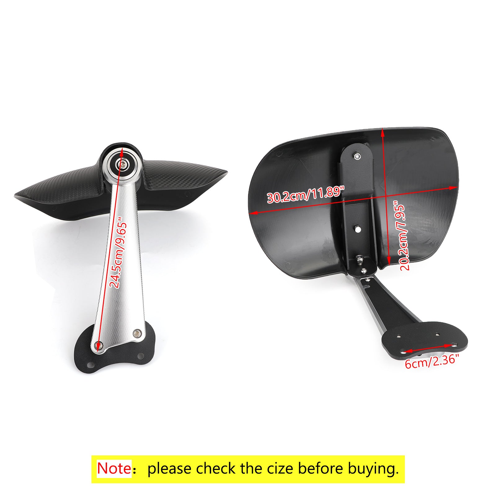 2014-2019 BMW R NINE T Silver 1x Motorcycle Rear Mudguard Tire Hugger Fender