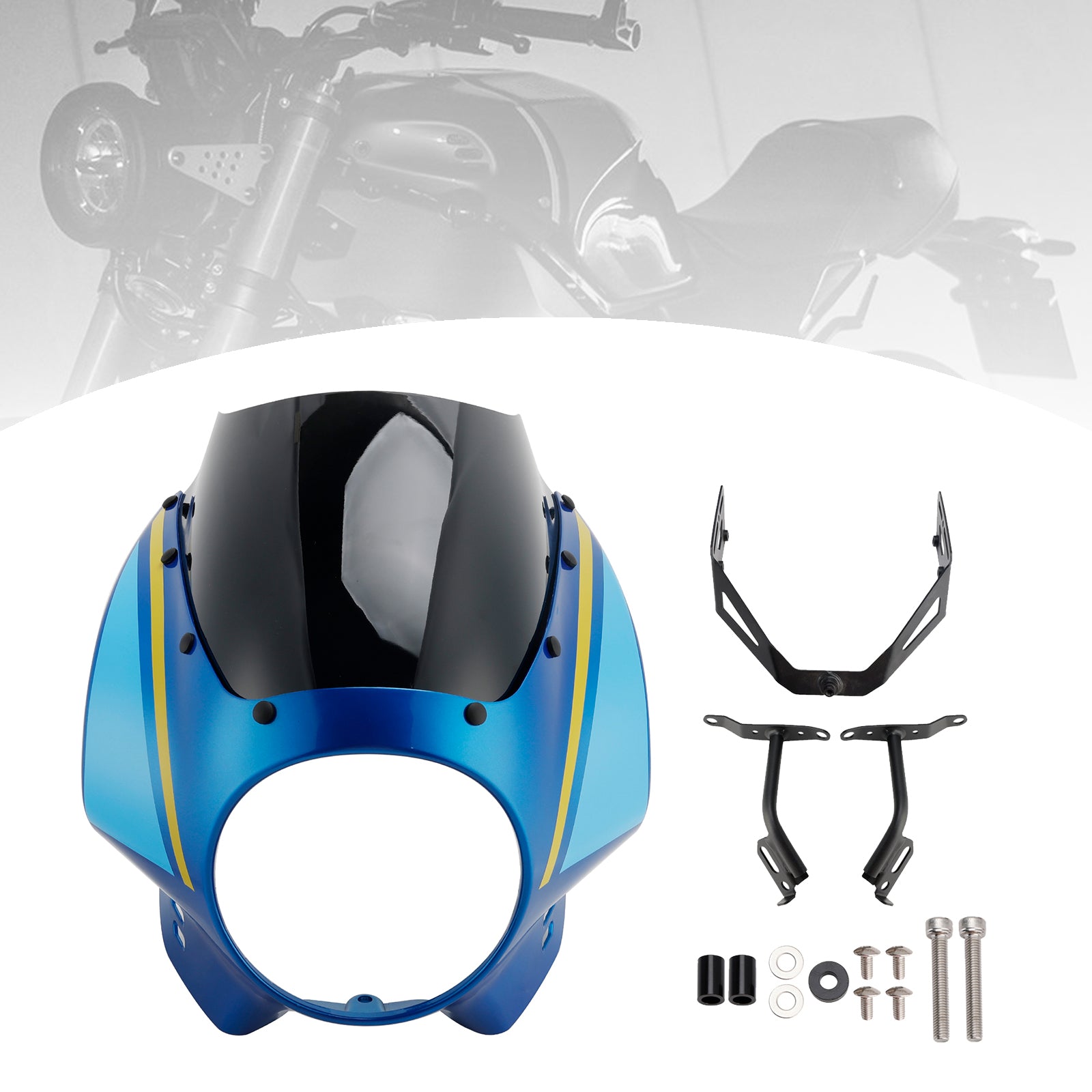 Yamaha XSR900 2022-2025 Headlight Fairing Windshield WindScreen