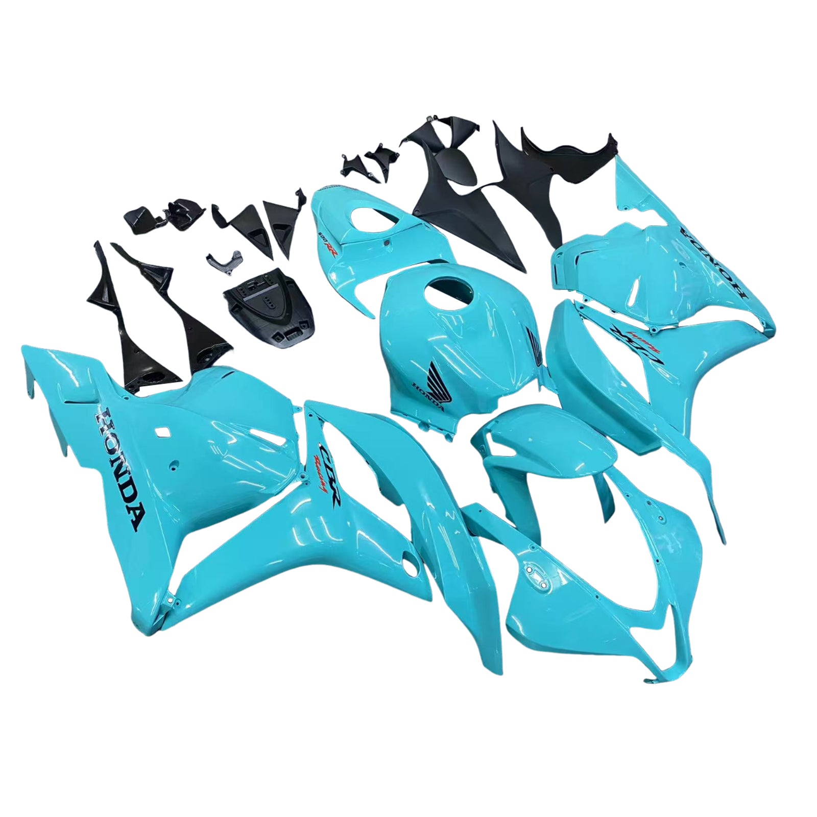 Amotopart 2009-2012 Honda CBR600RR Light Blue Fairing Kit