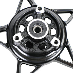 18-23 Kawasaki EX400G Ninja 400 / ABS / Z400 Glossy Black Front and Rear Wheel Rim