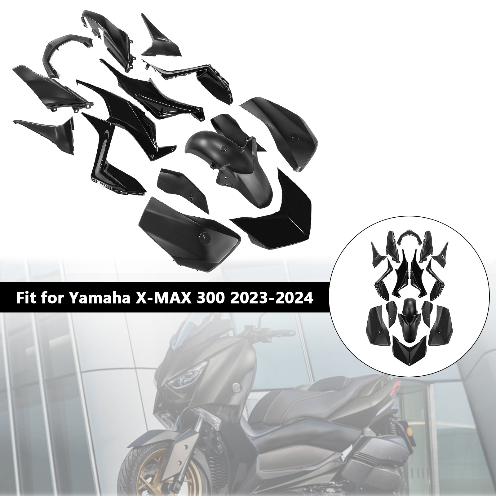 Kit carena Amotopart 2023-2024 Yamaha X MAX 300
