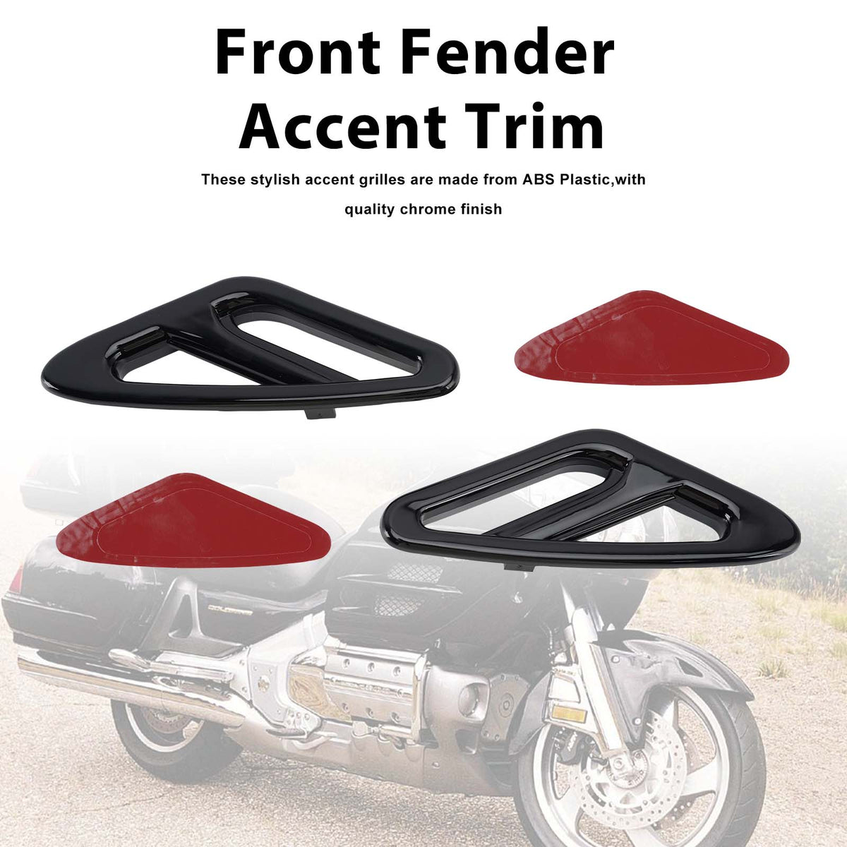 2001-2017 Honda GL1800 Goldwing 1800 Front Fender Accent Trim