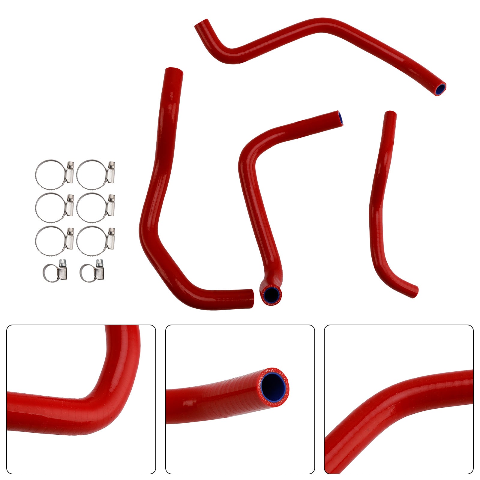 Honda NX400 NX500 CB500 CB500F/X/R Silicone Radiator coolant Hose