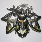 Amotopart 2009–2016 K9 GSXR1000 Suzuki Schwarz mit Goldstreifen-Verkleidungsset