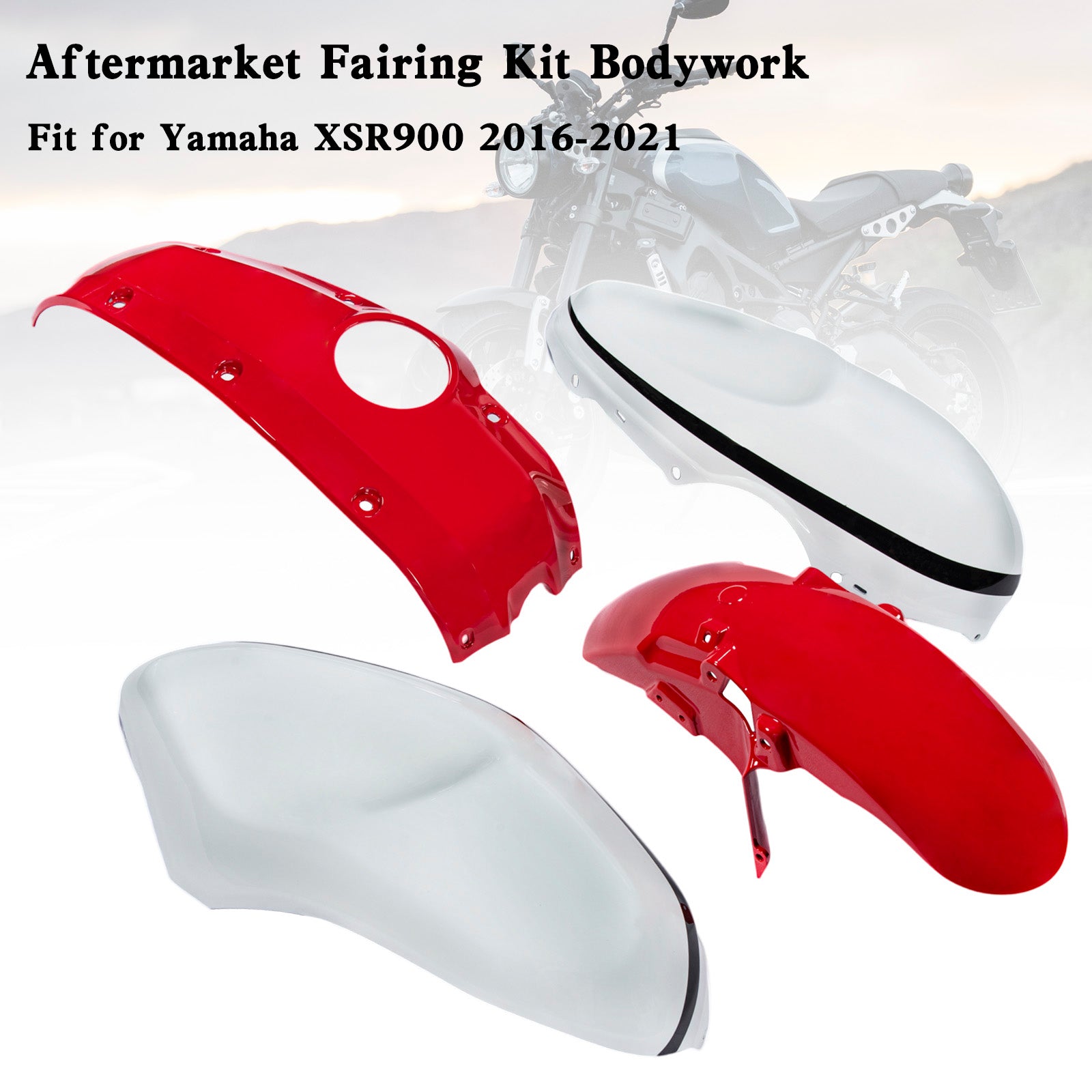 Injection ABS Plastic Bodywork Fairing Kit for Yamaha XSR900 2016-2021 002#