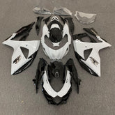 Amotopart 2009-2016 K9 GSXR1000 Suzuki White&Black Fairing Kit