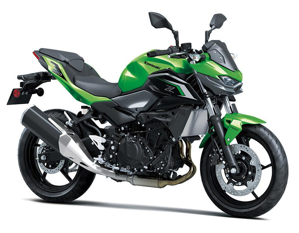 Amotopart 2025-2026 Kawasaki Z500 Green Fairing Kit