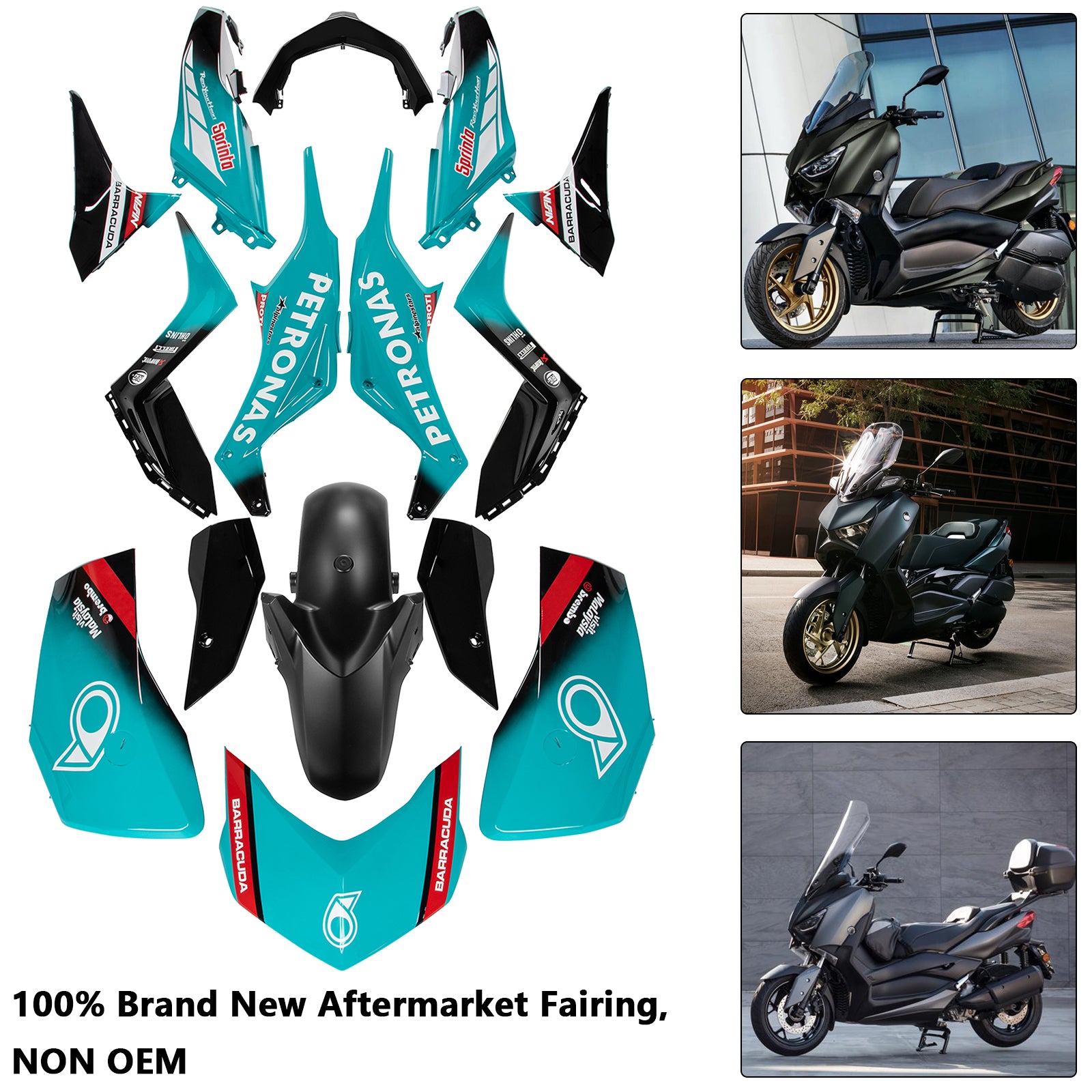 Amotopart 2023-2024 Yamaha X MAX 300 Fairing Kit