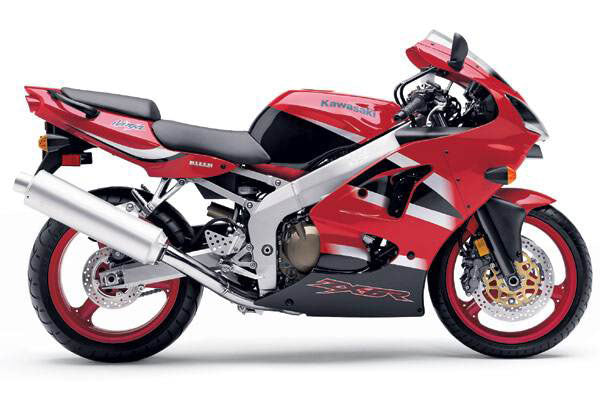 Amotopart 2000-2002 Kawasaki ZX6R 636 2005-2008 Kawasaki ZZR600 Red Wh