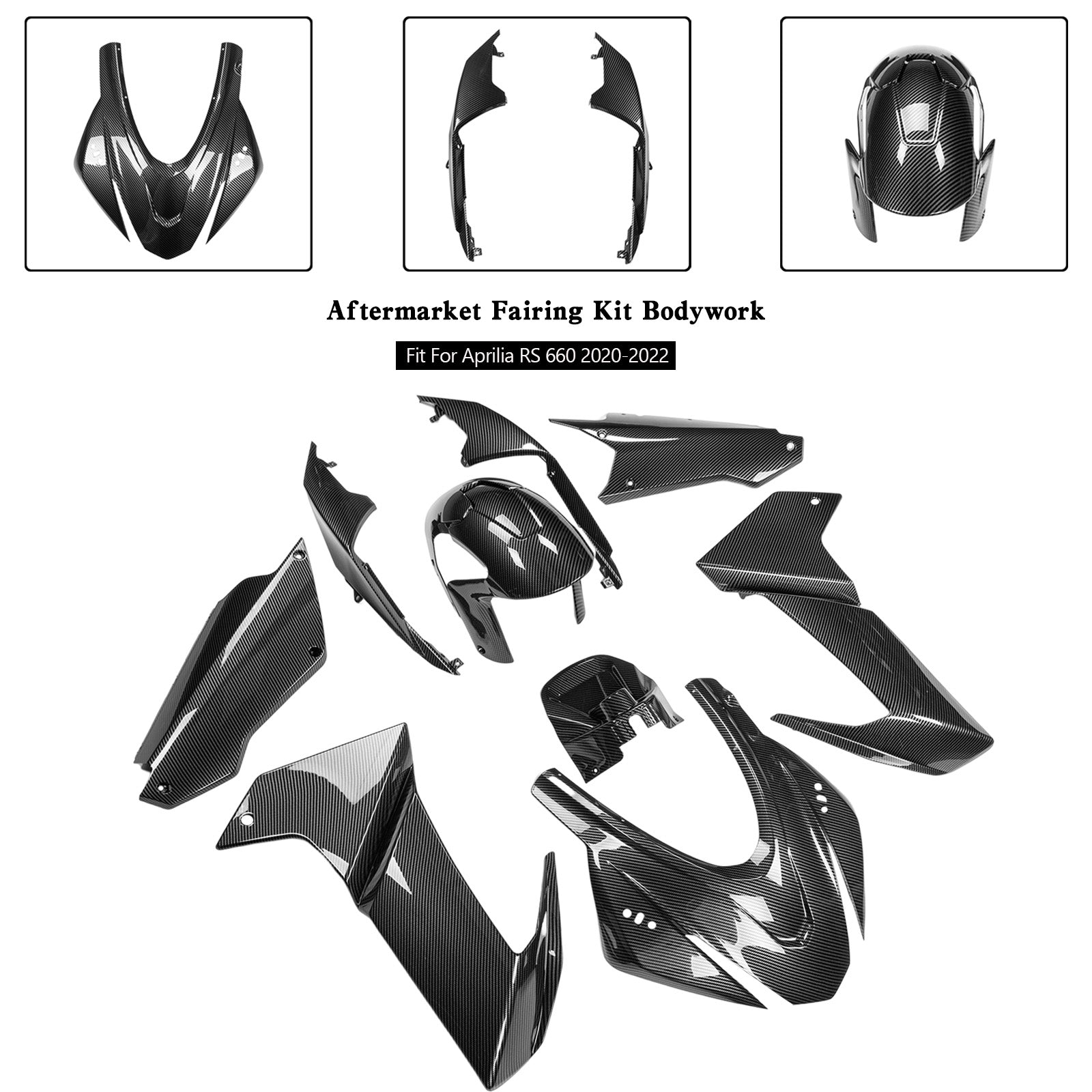 Amotopart (2020-2024) Aprilia RS 660 Fairing Kit Collection