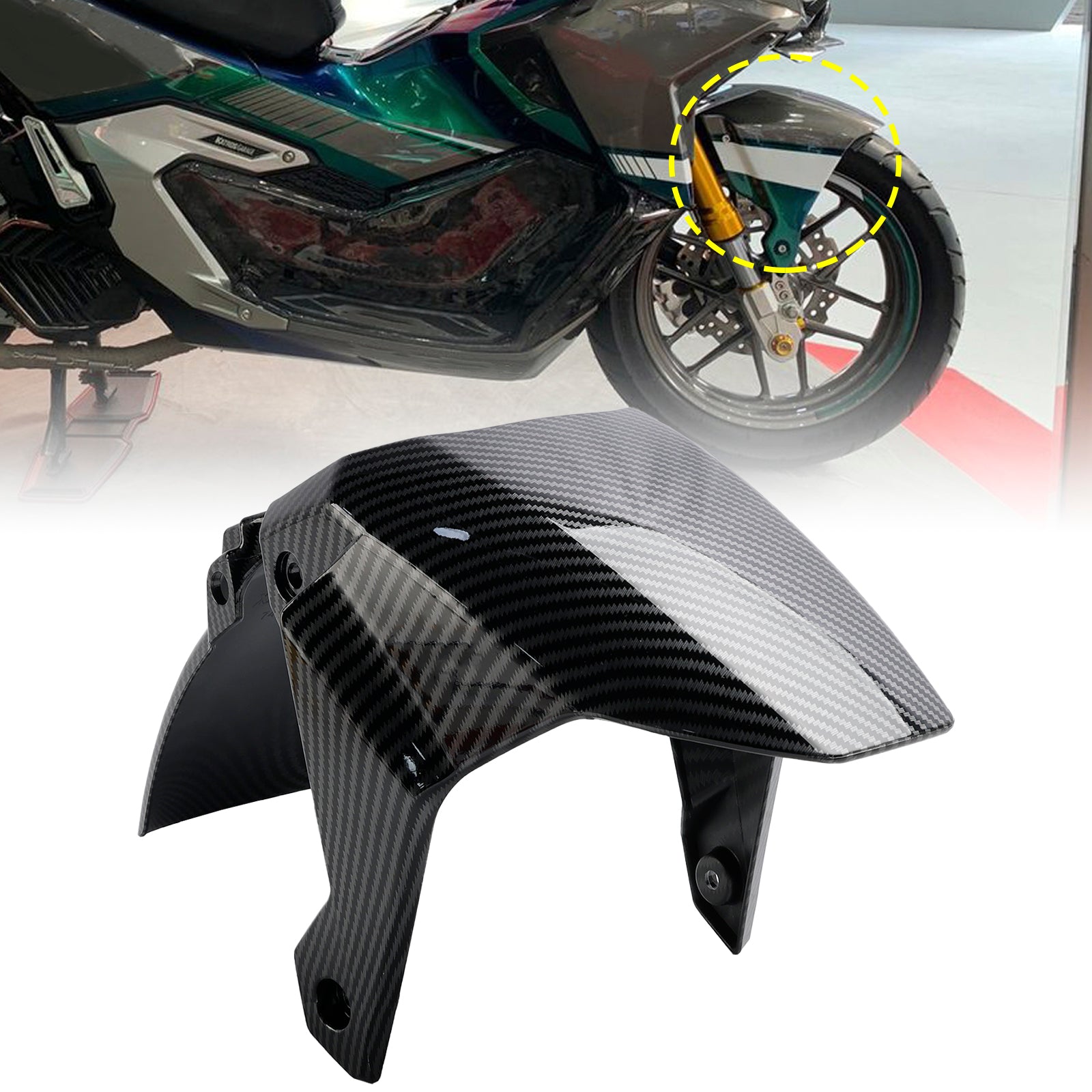 23-24 Honda Adv 160 Front Fender Mudguard Fairing Cowl