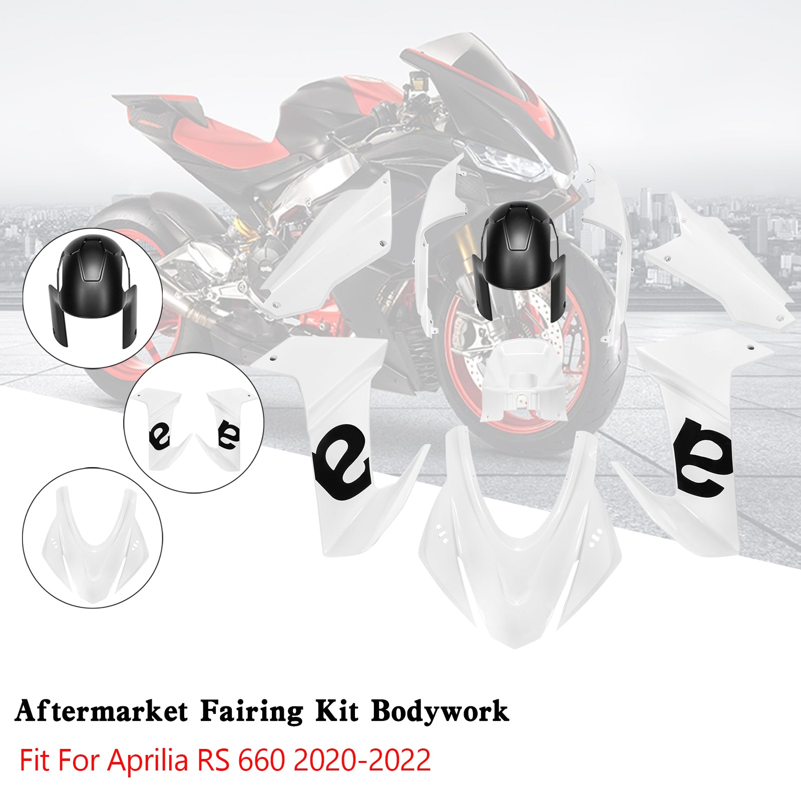 Amotopart (2020-2024) Aprilia RS 660 Fairing Kit Collection