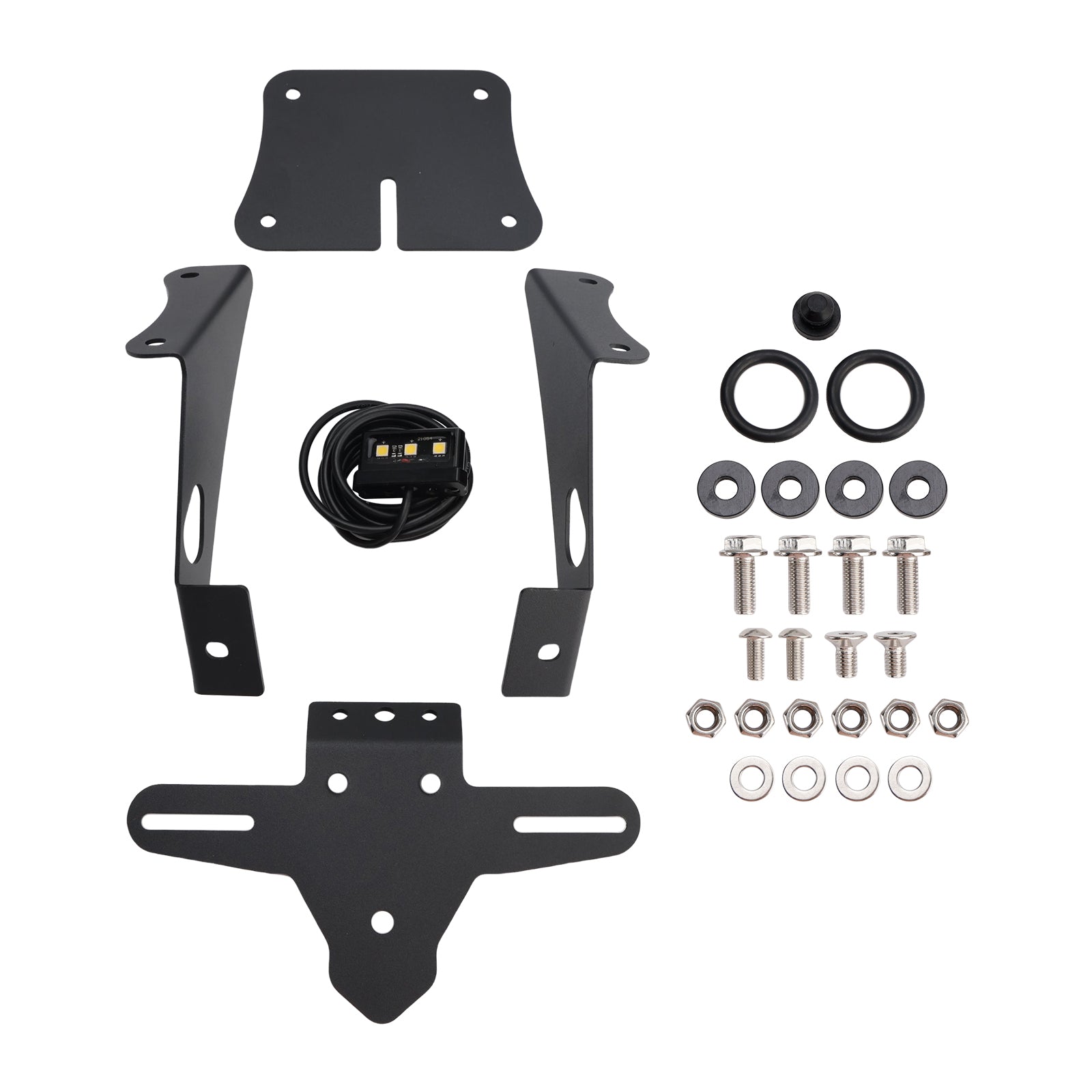 Yamaha YZF-R25 YZF-R3 MT-25 MT-03 19-25 License Plate Holder Frame Bracket