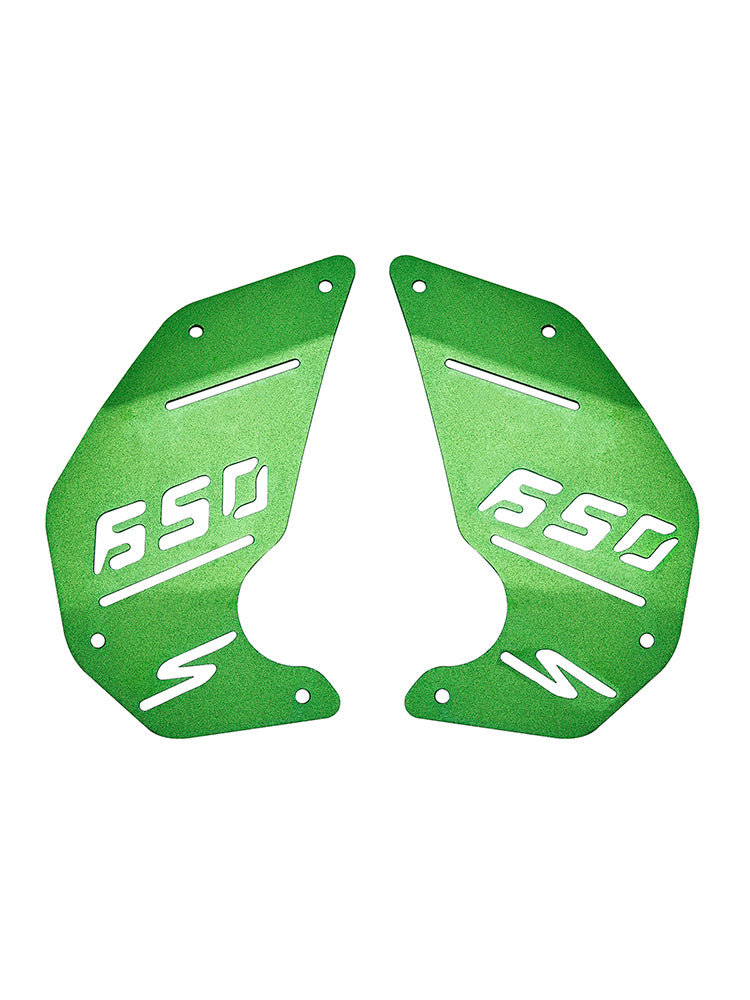 Panneau latéral de plaque de couverture de moteur vert pour Kawasaki Vulcan S En650 Vn650 15-22 Cafe