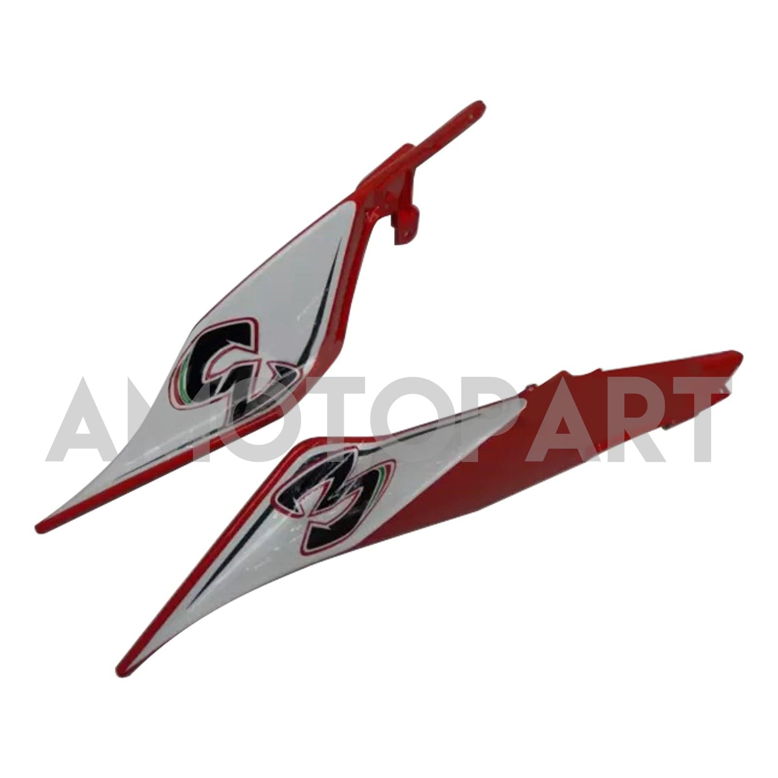 Amotopart 2009-2015 RSV4 1000 アプリリア ホワイト&レッド スタイル5 フェアリングキット