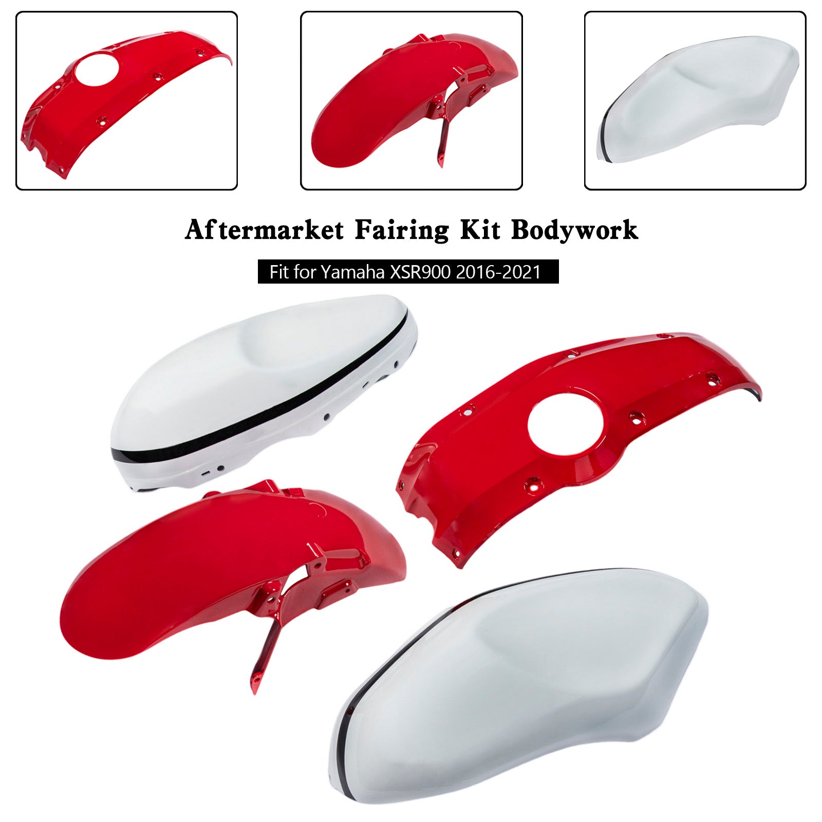 Amotopart 2016-2021 Yamaha XSR900 Fairing Kit