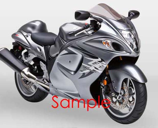 Amotopart 2008-2020 Suzuki Hayabusa GSX1300R Grey&Silver Fairing Kit