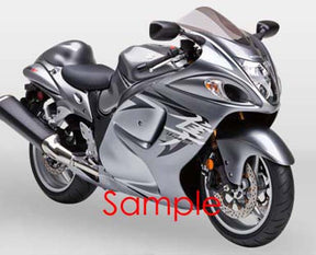 Amotopart 2008-2020 Suzuki Hayabusa GSX1300R Kit de carénage gris et argent