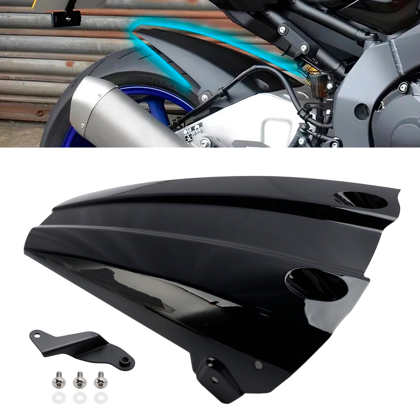 16-24 Yamaha MT-10 / SP MT10 Rear Fender Mudguard Fairing